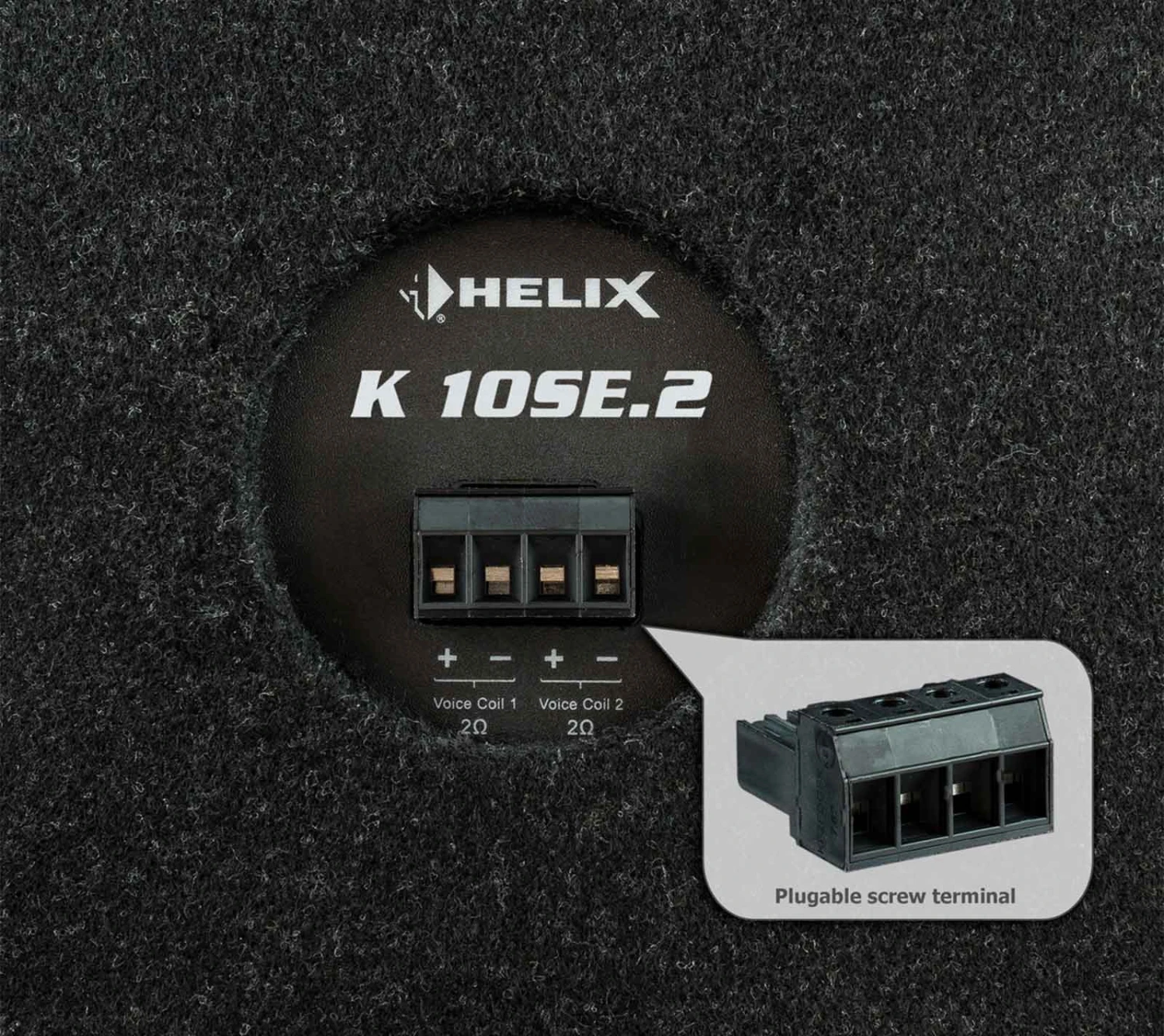 HELIX K 10SE.2 - 25 Cm Passiv Subwoofer Mit 600 Watt (RMS: 300 Watt) 2 HELIX K 10SE.2 - 25 Cm Passiv Subwoofer Mit 600 Watt (RMS: 300 Watt) – Bild 2