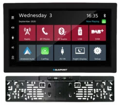 Blaupunkt Rotterdam 600 DAB + RVC 4.1KH - Doppel-DIN MP3-Autoradio Mit Touchscreen / Bluetooth / USB