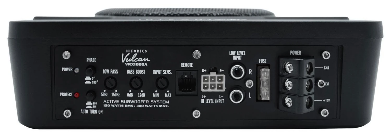 Hifonics VULCAN VRX-1000A - 25 Cm Aktiv Subwoofer Mit 300 Watt (RMS: 150 Watt) 3 Hifonics VULCAN VRX-1000A - 25 Cm Aktiv Subwoofer Mit 300 Watt (RMS: 150 Watt) – Bild 3