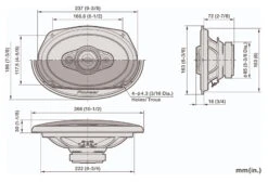 Pioneer TS-A6971F - 15x23cm (6x9 Zoll) 4-Wege-Lautsprecher Mit 600 Watt (RMS: 100 Watt) 11 Pioneer TS-A6971F - 15x23cm (6x9 Zoll) 4-Wege-Lautsprecher Mit 600 Watt (RMS: 100 Watt) -Auto Zubehör Günstiges Geschäft 44490 5
