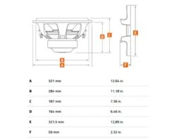 Hertz MP 300 D2.3 - 30 Cm Passiv Subwoofer Mit 1200 Watt (RMS: 600 Watt) -Auto Zubehör Günstiges Geschäft 44630 5