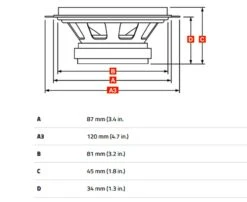 Hertz DCX 87.3 - 8,7 Cm 2-Wege-Lautsprecher Mit 60 Watt (RMS: 30 Watt) -Auto Zubehör Günstiges Geschäft 44689 3