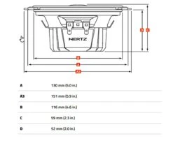 Hertz DCX 130.3 - 13 Cm 2-Wege-Lautsprecher Mit 80 Watt (RMS: 40 Watt) 7 Hertz DCX 130.3 - 13 Cm 2-Wege-Lautsprecher Mit 80 Watt (RMS: 40 Watt) -Auto Zubehör Günstiges Geschäft 44693 3
