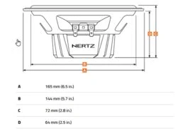 Hertz DCX 165.3 - 16,5 Cm 2-Wege-Lautsprecher Mit 120 Watt (RMS: 60 Watt) -Auto Zubehör Günstiges Geschäft 44698 3