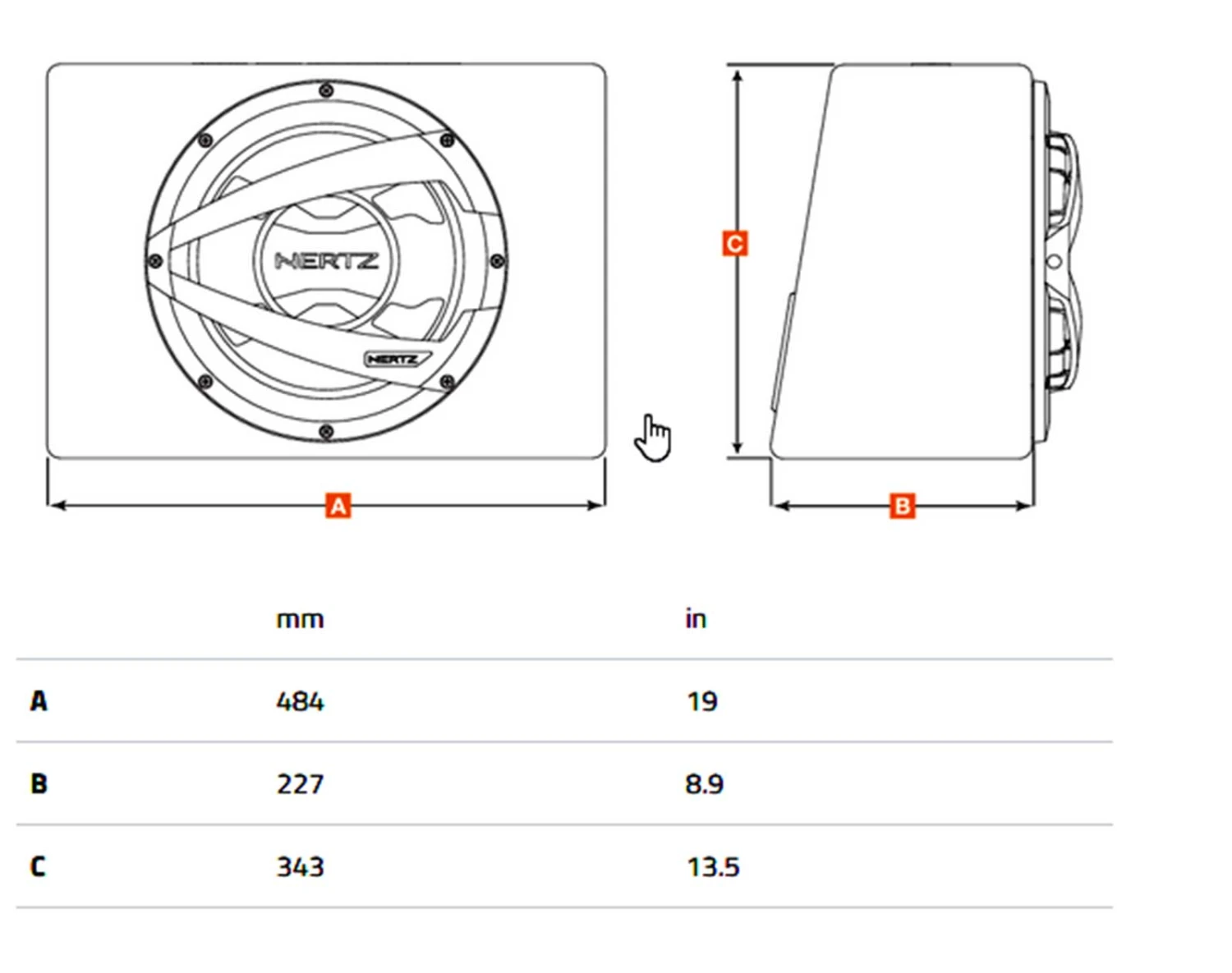 Hertz DBX 30.3 - 30 Cm Passiv Subwoofer Mit 1000 Watt (RMS: 250 Watt) 4 Hertz DBX 30.3 - 30 Cm Passiv Subwoofer Mit 1000 Watt (RMS: 250 Watt) – Bild 4