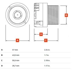 Hertz ST 25K Neo.2 - 4,4 Cm Hochtöner-Lautsprecher Mit 100 Watt (RMS: 50 Watt) -Auto Zubehör Günstiges Geschäft 44815 4