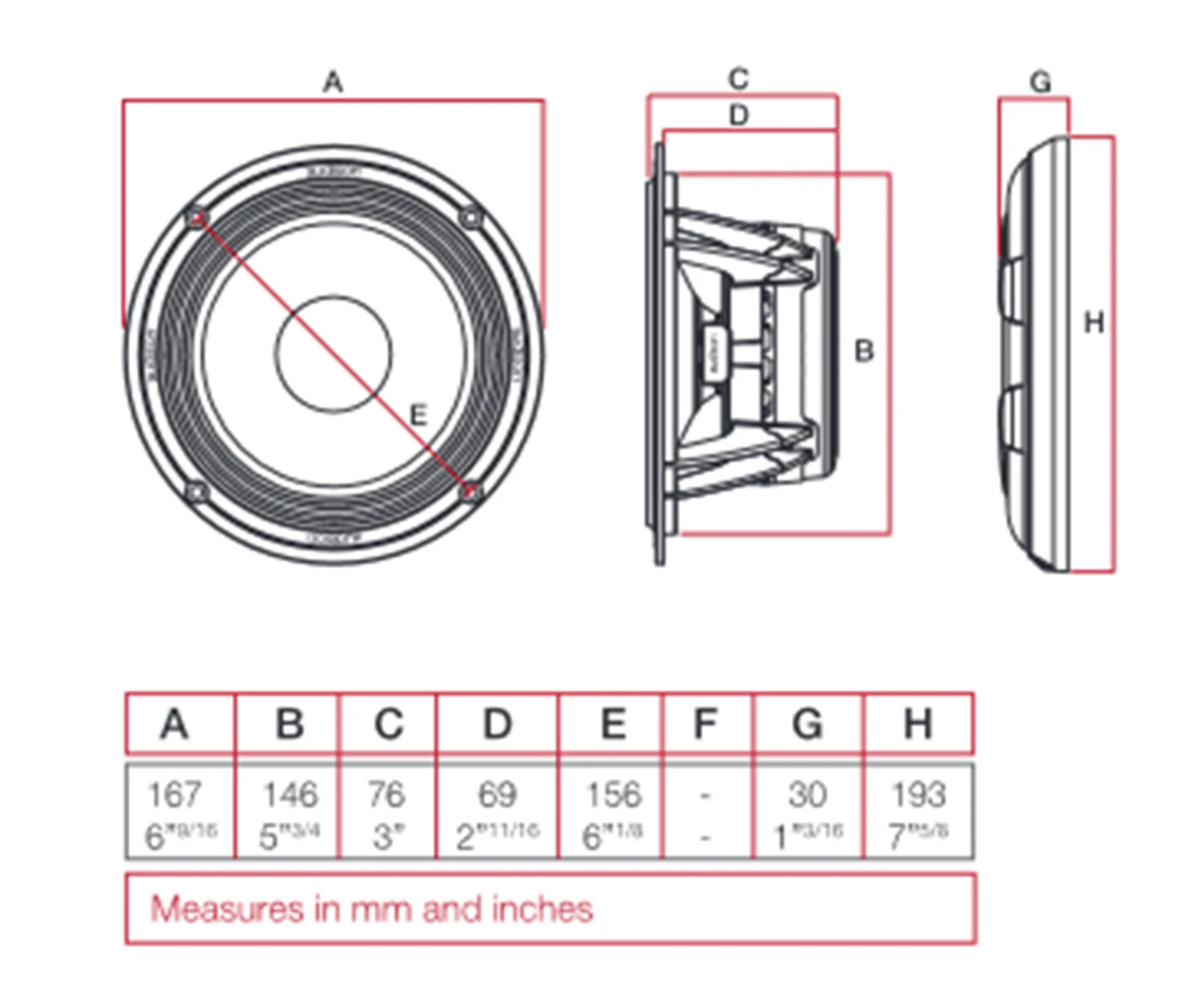 Audison Voce AV 6.5 - 16,5 Cm Tieftöner-Lautsprecher Mit 200 Watt (RMS: 100 Watt) 4 Audison Voce AV 6.5 - 16,5 Cm Tieftöner-Lautsprecher Mit 200 Watt (RMS: 100 Watt) – Bild 4
