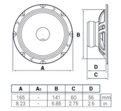 Audison Prima AP 6.5 - 16,5 Cm Tieftöner-Lautsprecher Mit 210 Watt (RMS: 70 Watt) -Auto Zubehör Günstiges Geschäft 45074 5